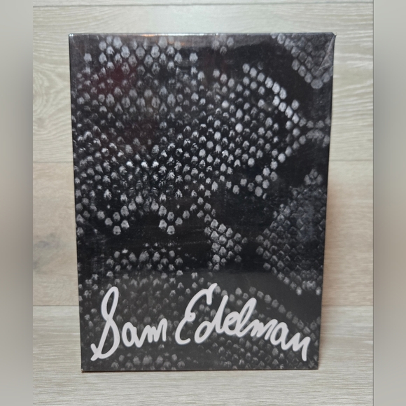 Sam Edelman Women's Block Heels Silver Size 10.5 New In Box - Picture 8 of 9